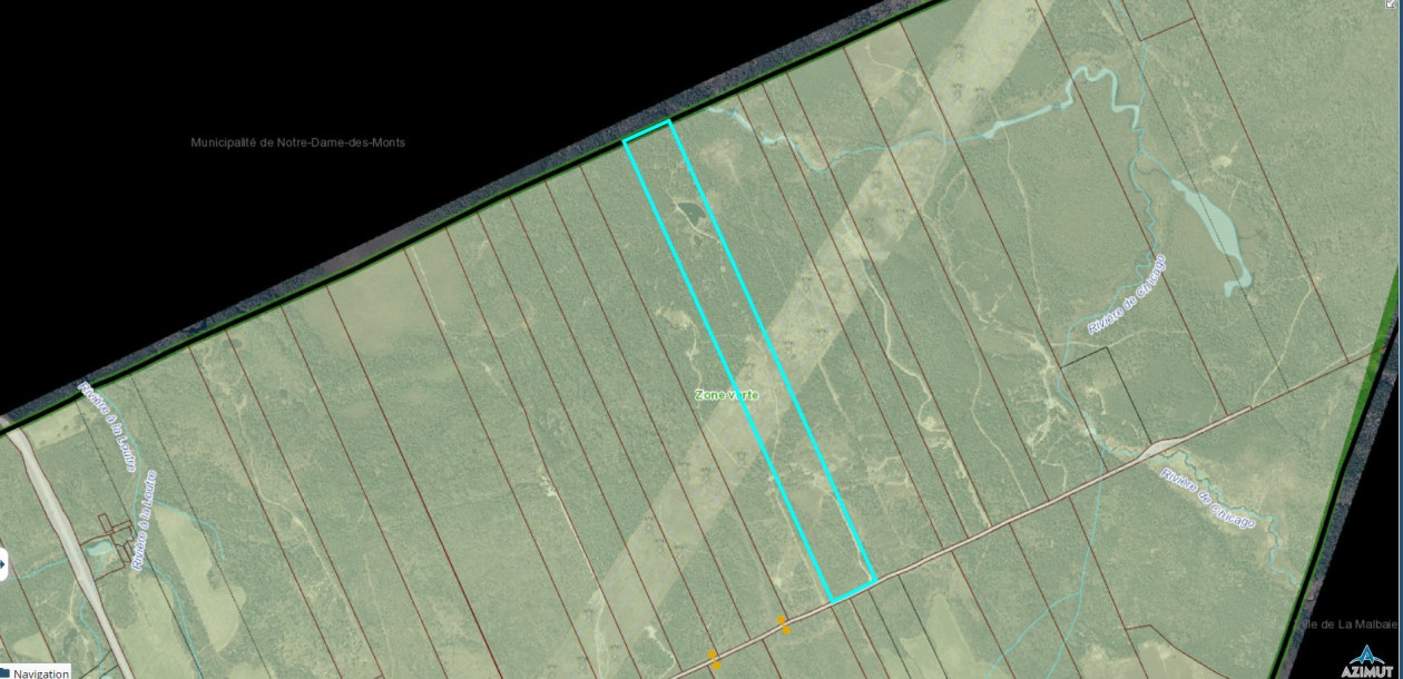 Plan — 1Z 6e Rang, Saint-Hilarion