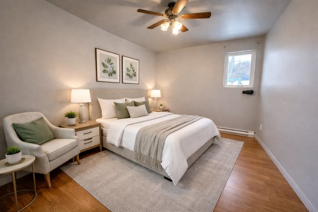 Chambre à coucher — 962 - 962B Rue Principale, Petite-Rivière-Saint-François