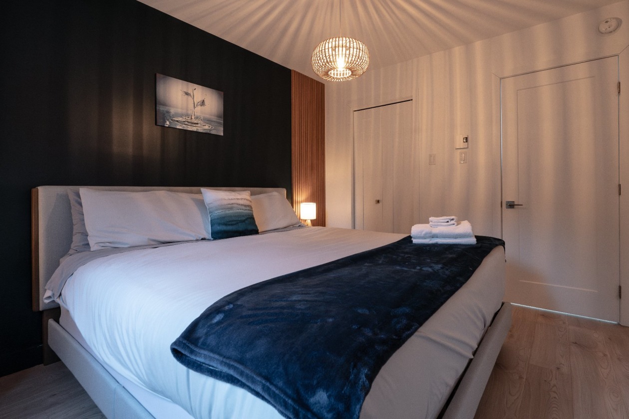 Chambre à coucher principale — 70 Ch. de la Seigneurie, Les Éboulements