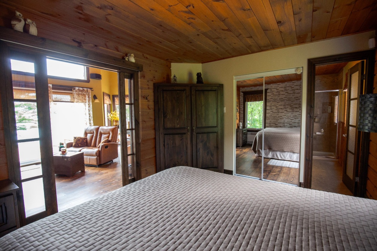 Chambre à coucher principale — 646 Côte Godin, Les Éboulements