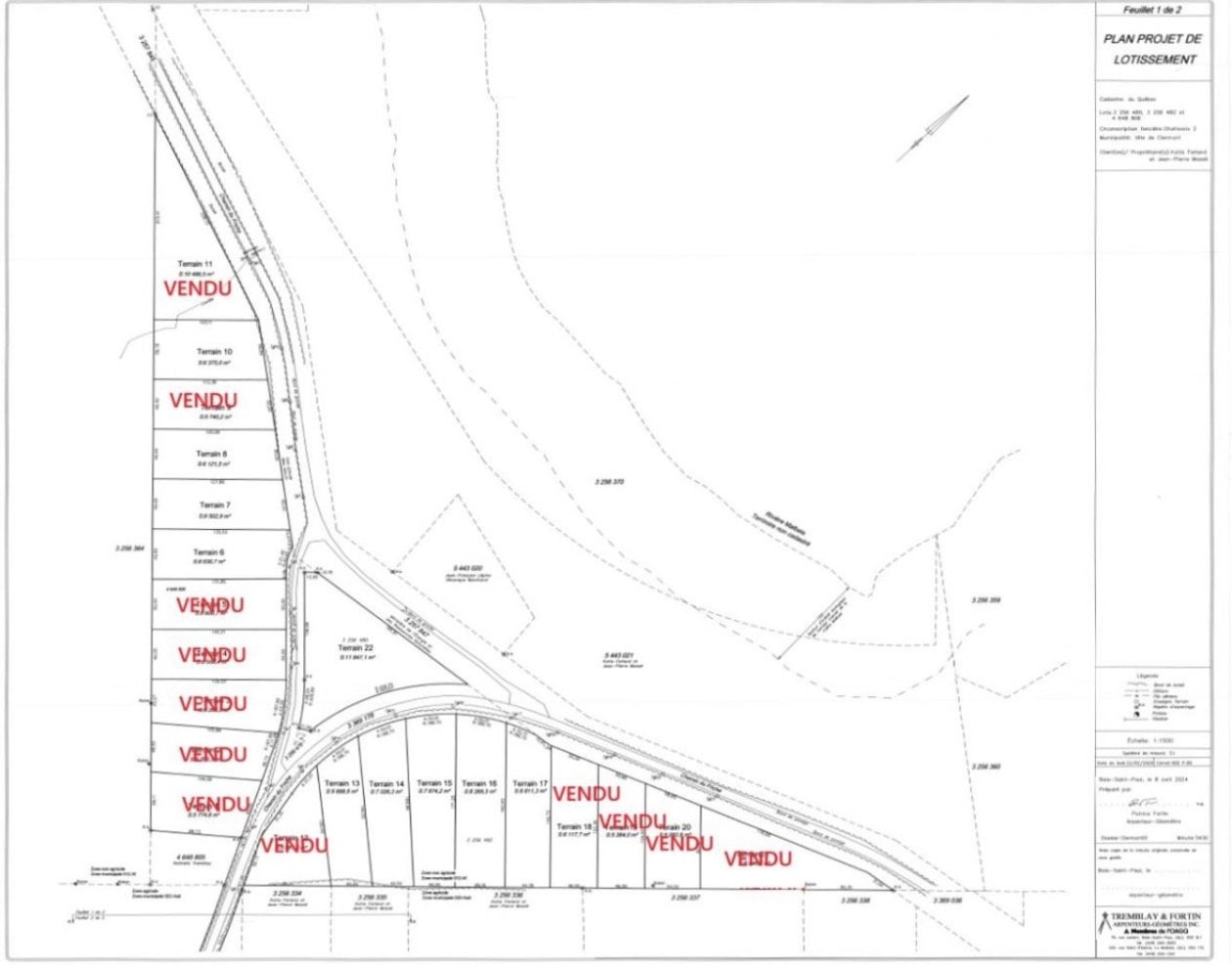 Plan — Ch. du Friche, Clermont