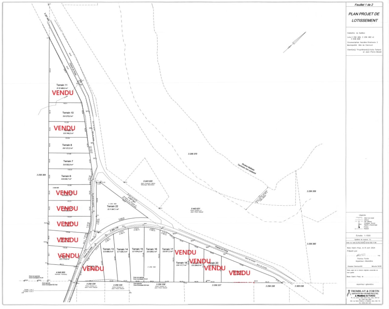Plan — Ch. du Friche, Clermont