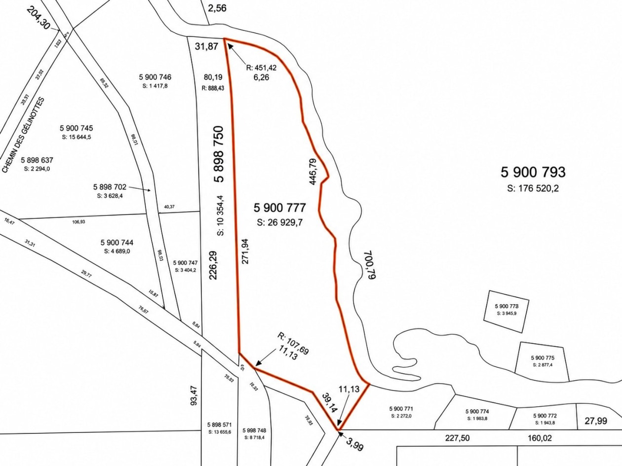 Plan — 828 Rue Ste-Anne, Nominingue