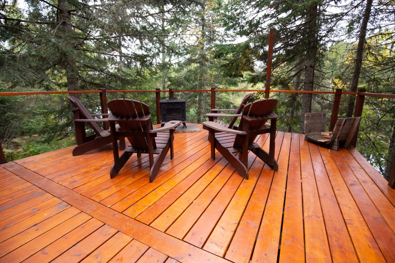 Terrasse — 163 6e Rang, Saint-Hilarion