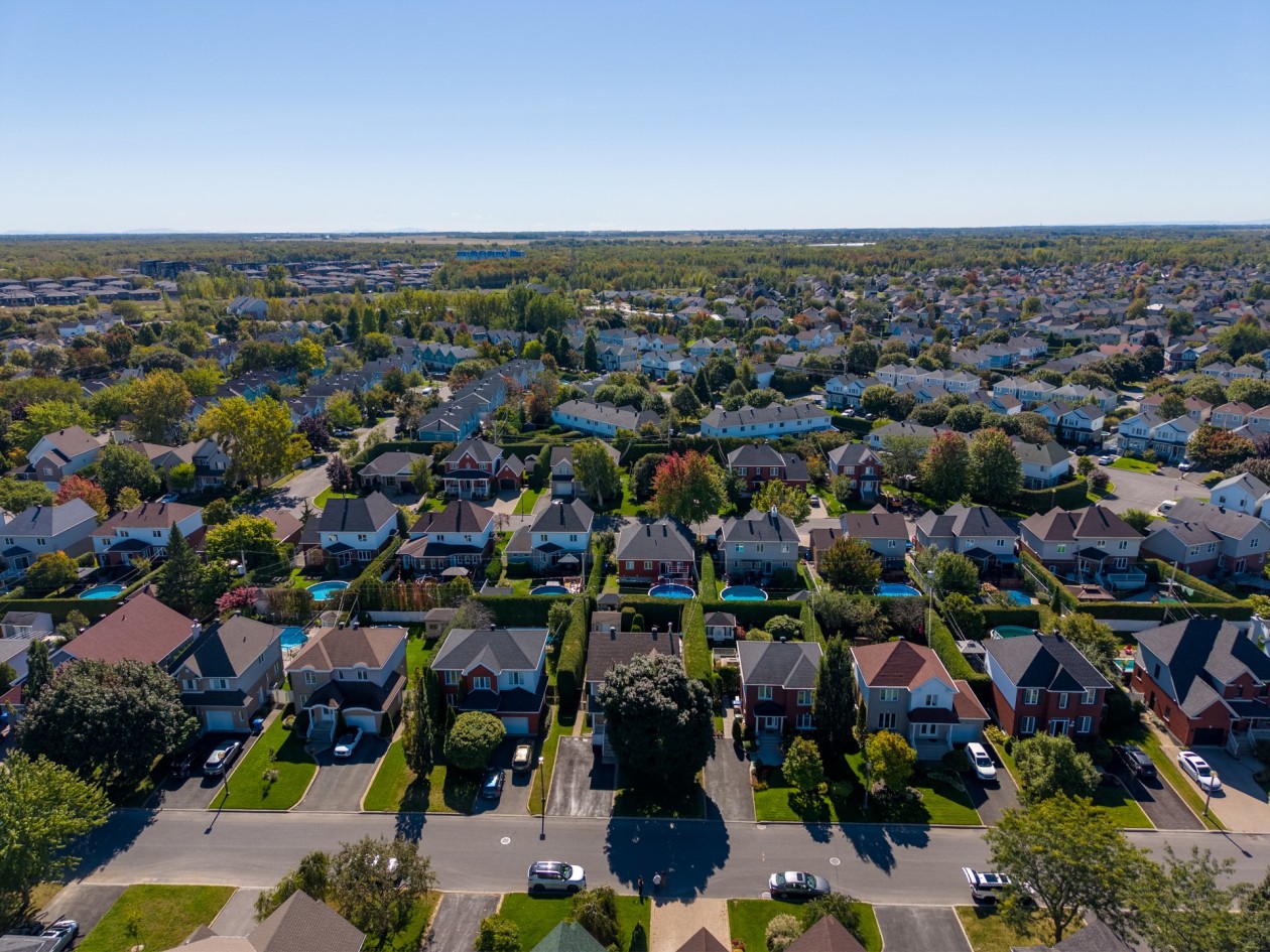 Photo aérienne — 125 Rue Paradis, La Prairie