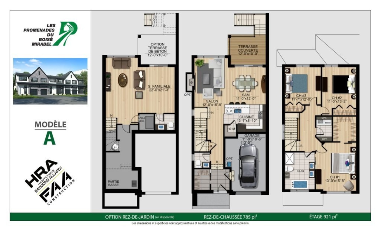 Plan — 10878 Rue du Caribou, Mirabel