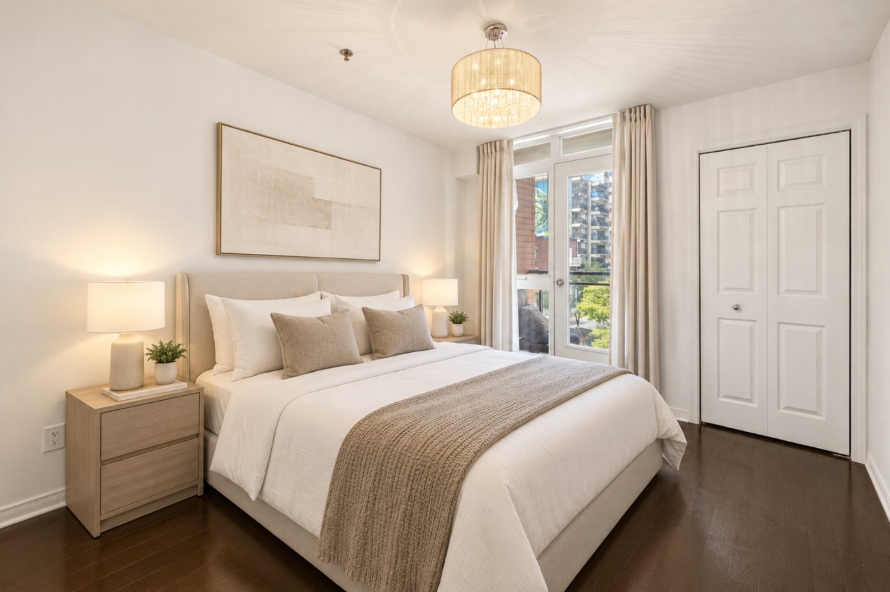 Chambre à coucher principale — 5360 Rue Sherbrooke O., Montréal