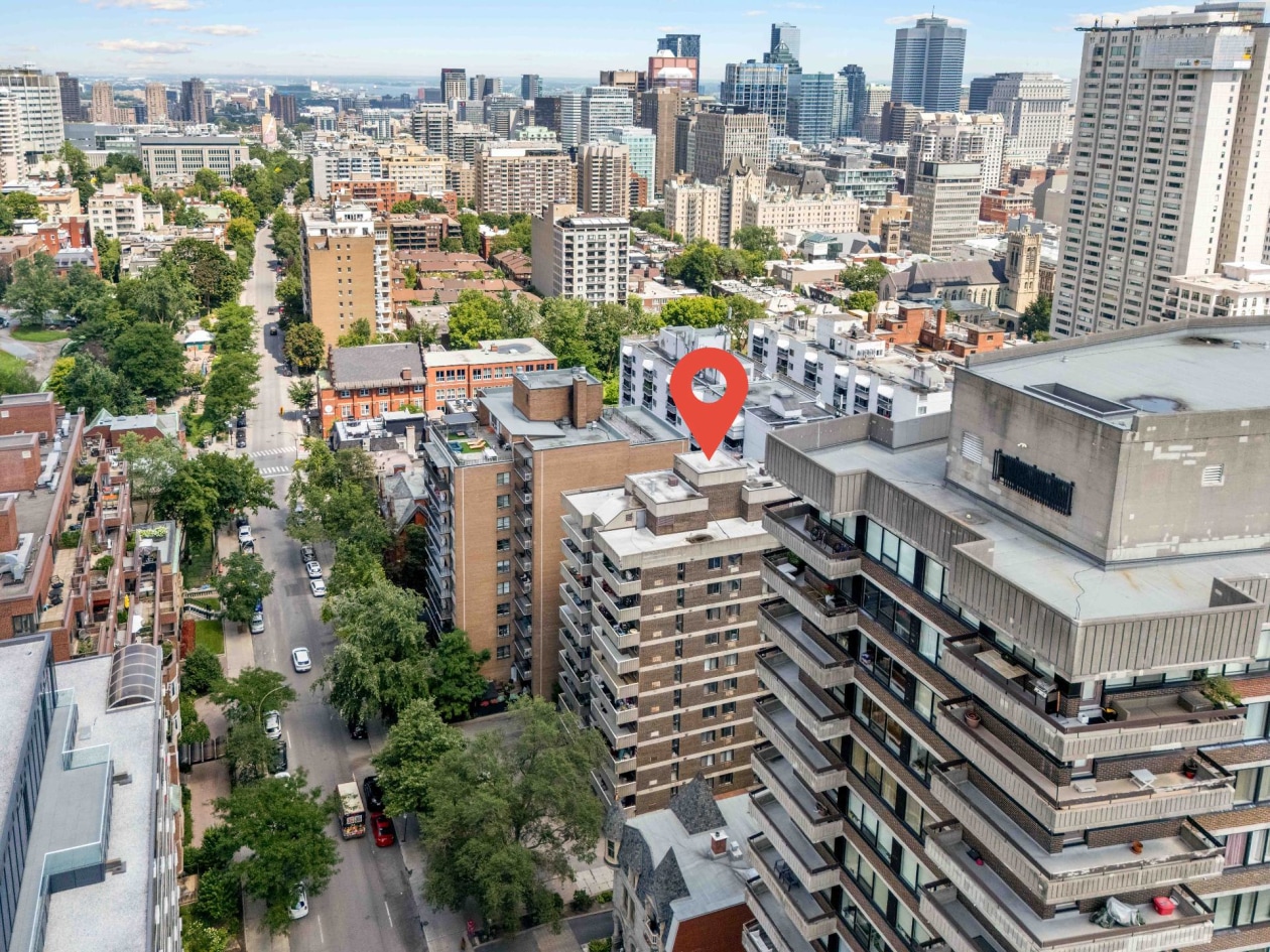 Photo aérienne — 1520 Av. du Docteur-Penfield, Montréal