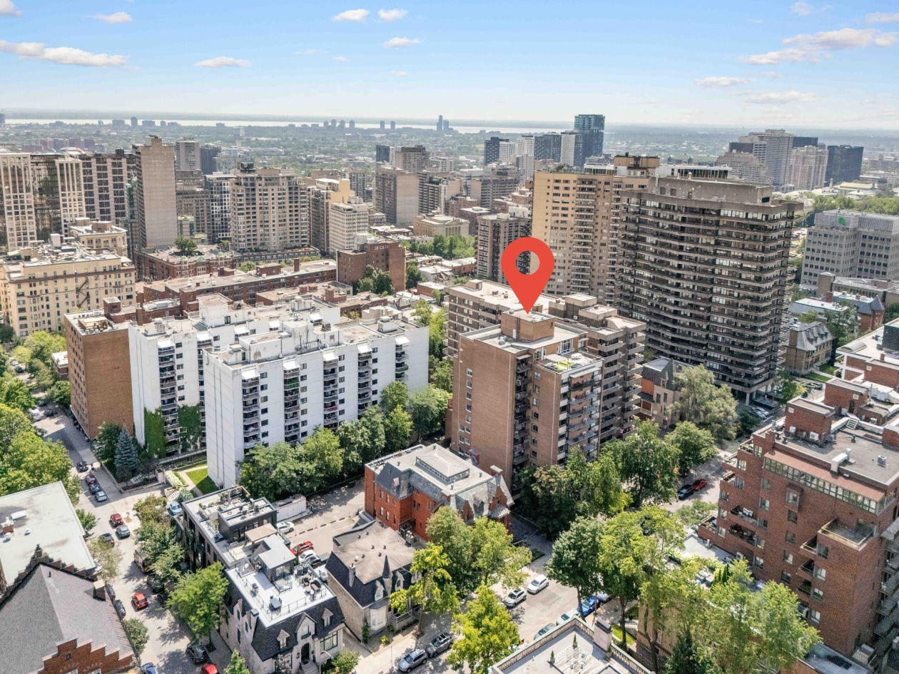 Photo aérienne — 1520 Av. du Docteur-Penfield, Montréal