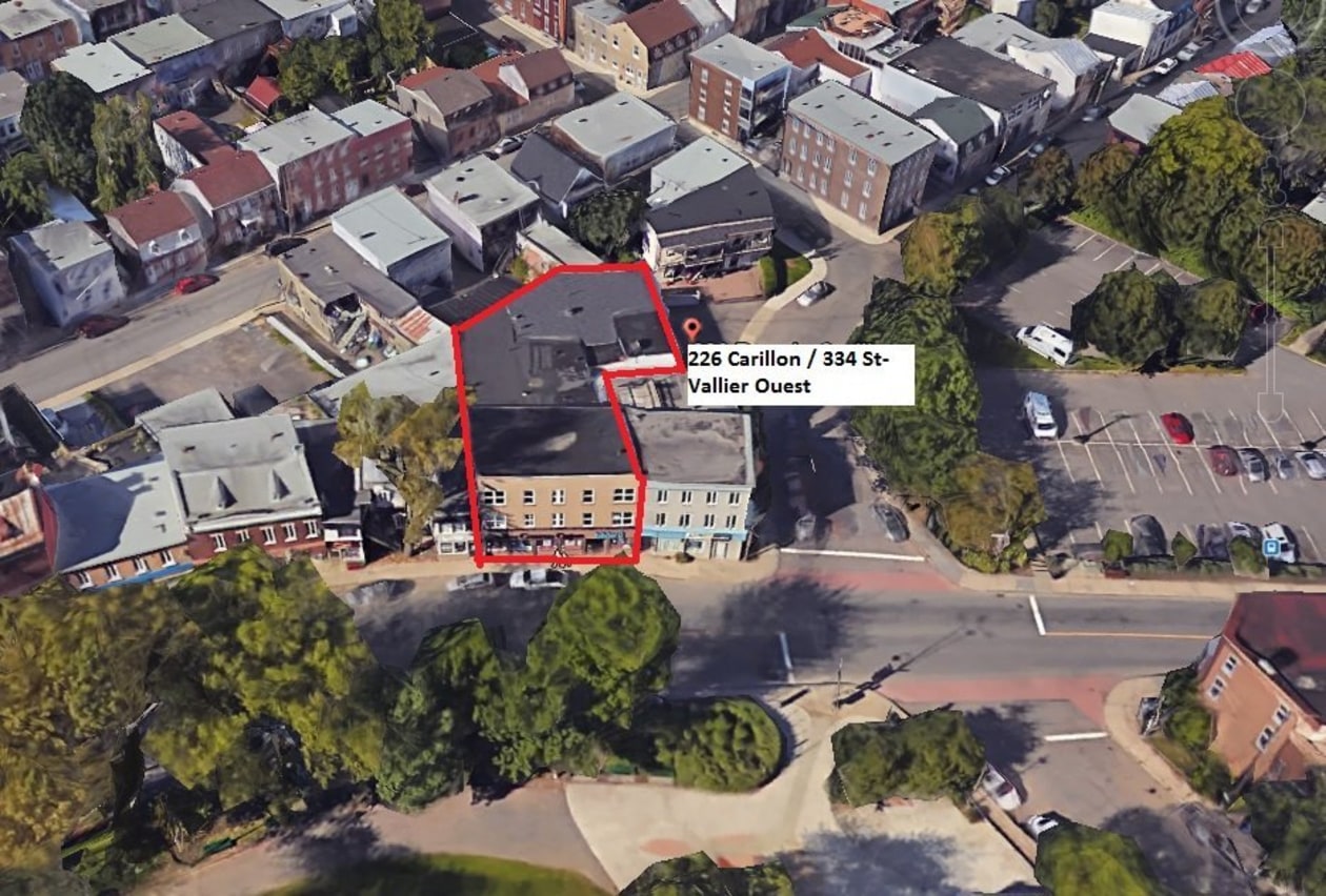 Vue d'ensemble — 334 Rue St-Vallier O., Québec