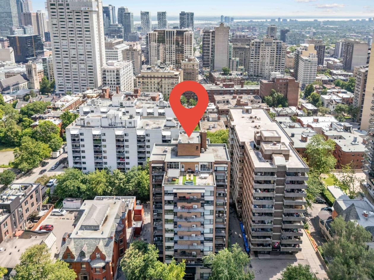 Photo aérienne — 1520 Av. du Docteur-Penfield, Montréal