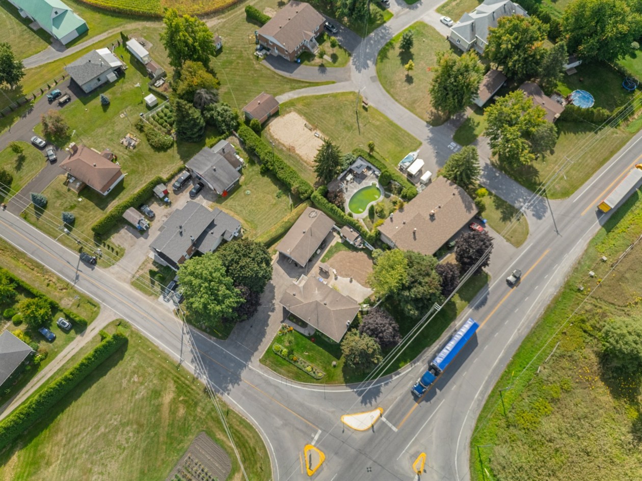 Photo aérienne — 1505 - 1507 Ch. St-Dominique, Les Cèdres