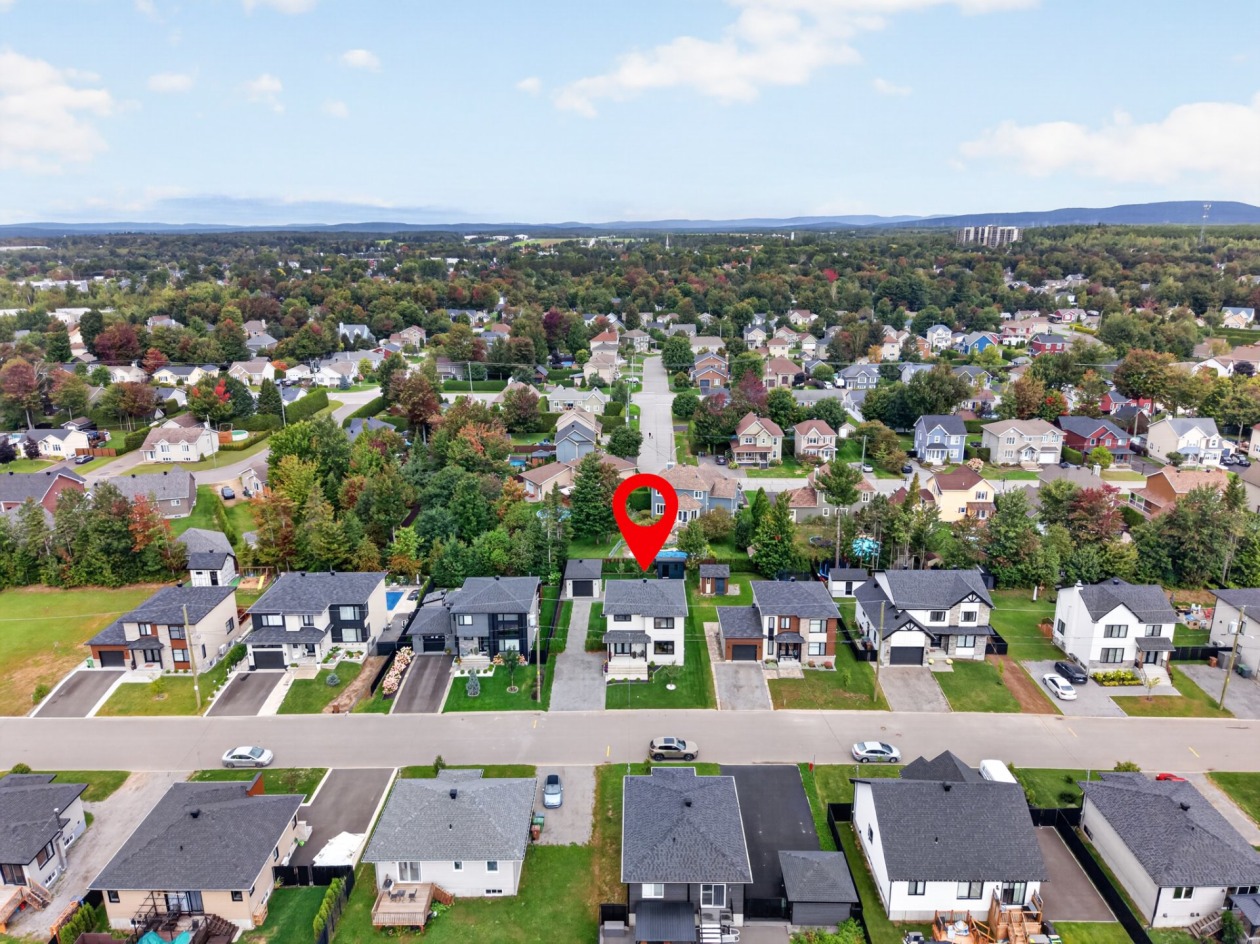 Photo aérienne — 49 Rue des Poiriers, Pont-Rouge