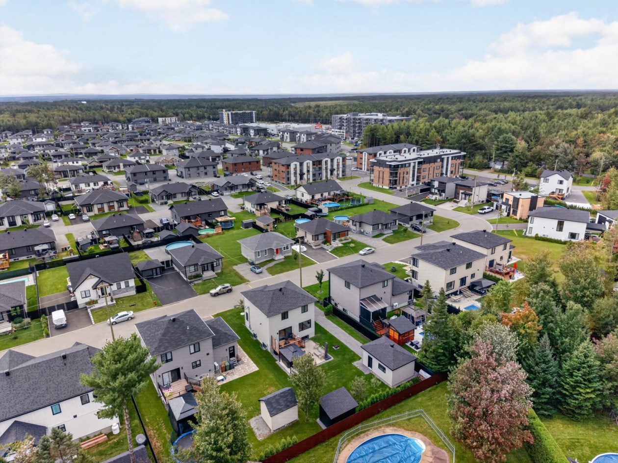 Photo aérienne — 49 Rue des Poiriers, Pont-Rouge