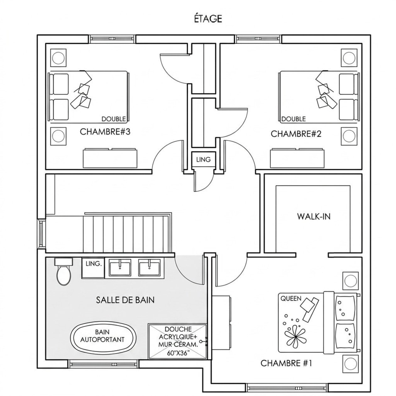Plan — 49 Rue des Poiriers, Pont-Rouge