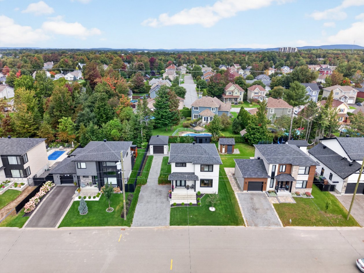 Photo aérienne — 49 Rue des Poiriers, Pont-Rouge