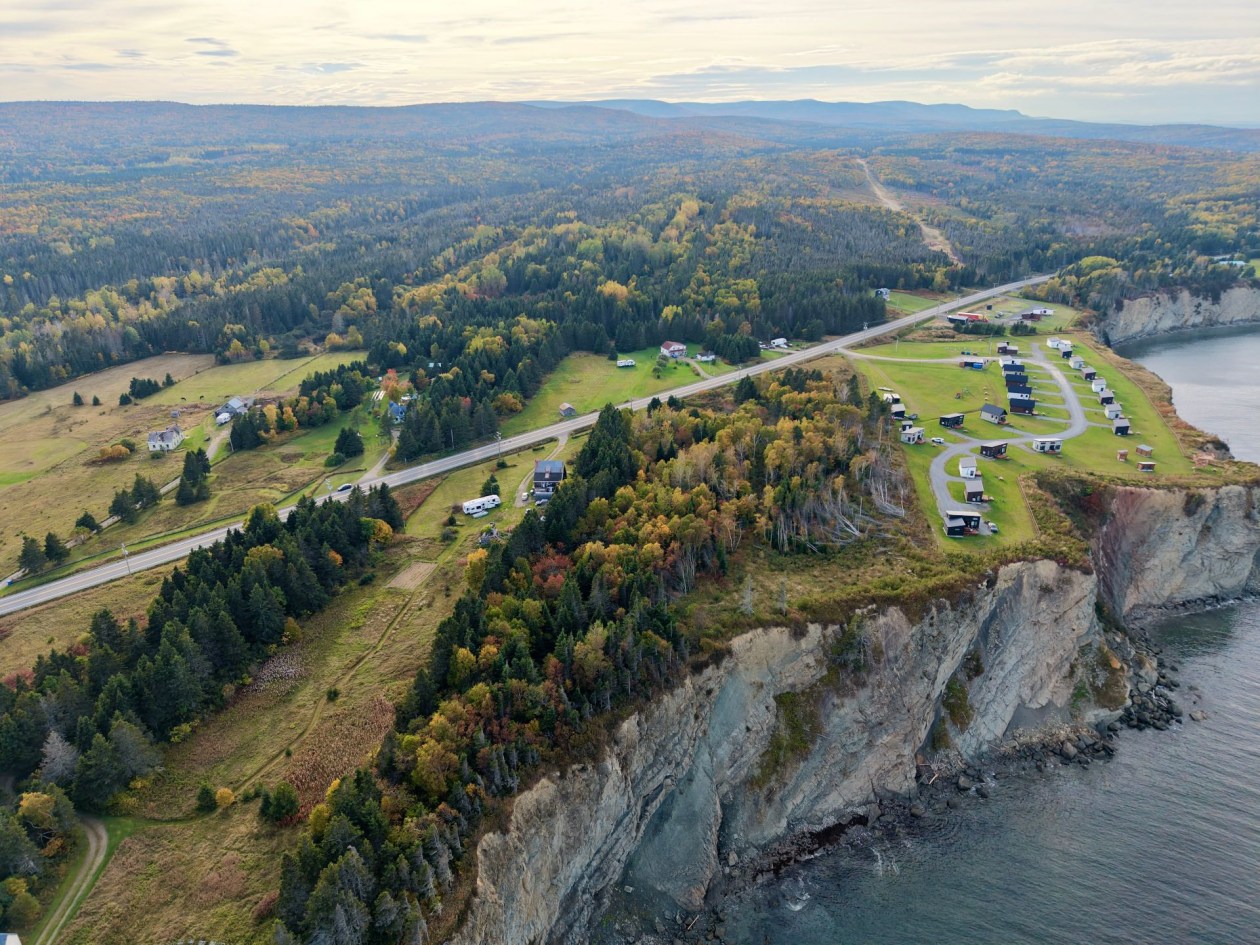 Photo aérienne — Boul. de Douglas, Gaspé
