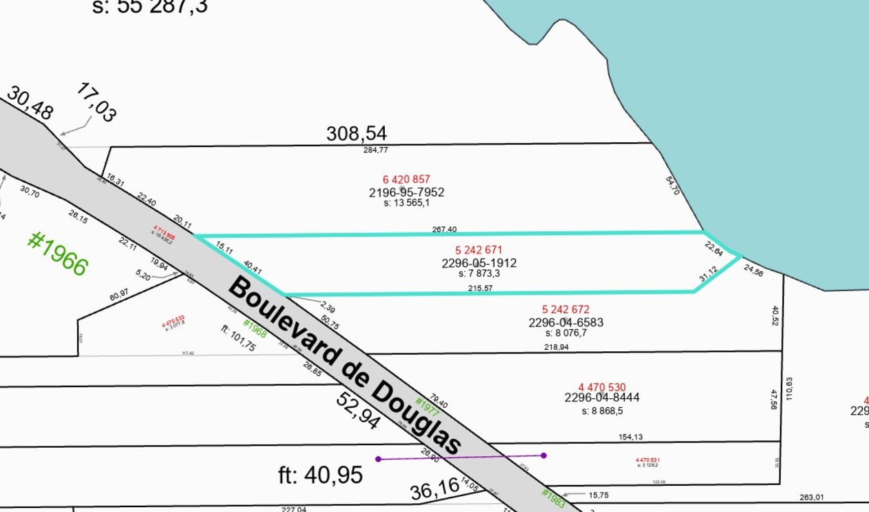 Plan — Boul. de Douglas, Gaspé