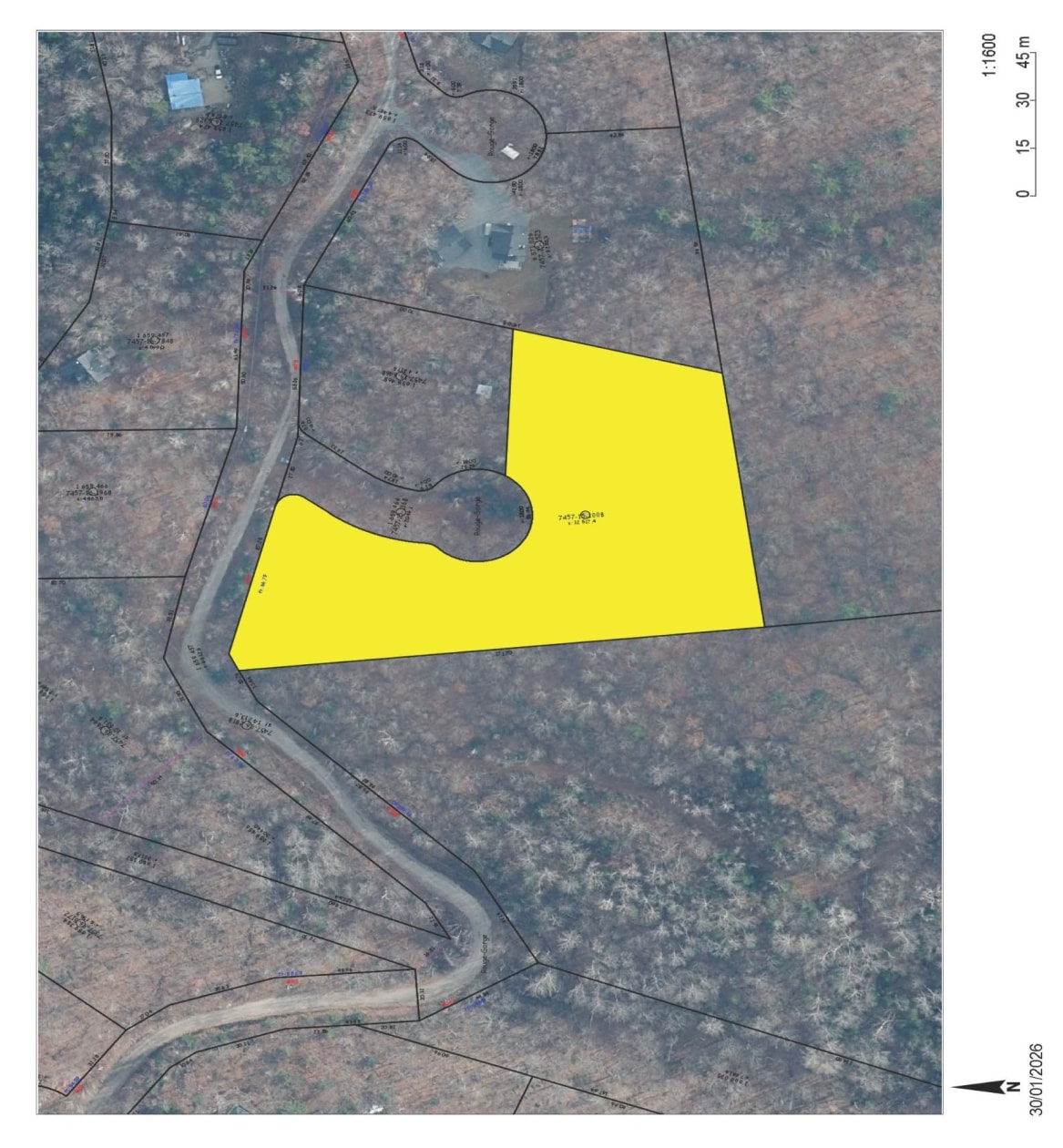 Plan — 74 Ch. du Rouge-Gorge, Val-des-Monts