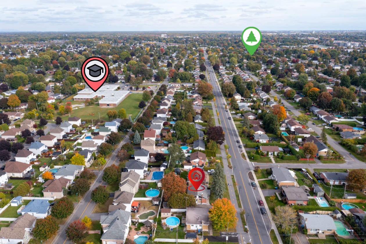 Photo aérienne — 53 Boul. St-Francis, Châteauguay