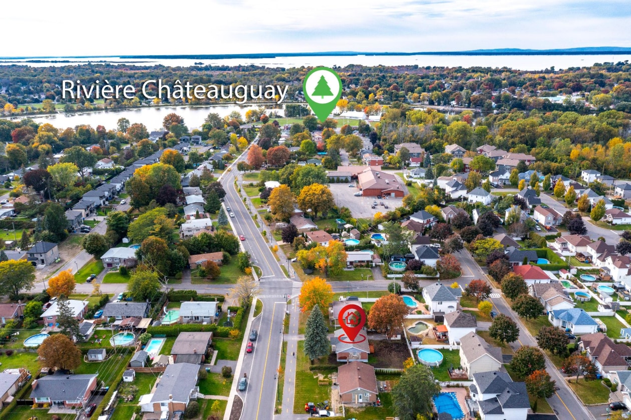 Photo aérienne — 53 Boul. St-Francis, Châteauguay