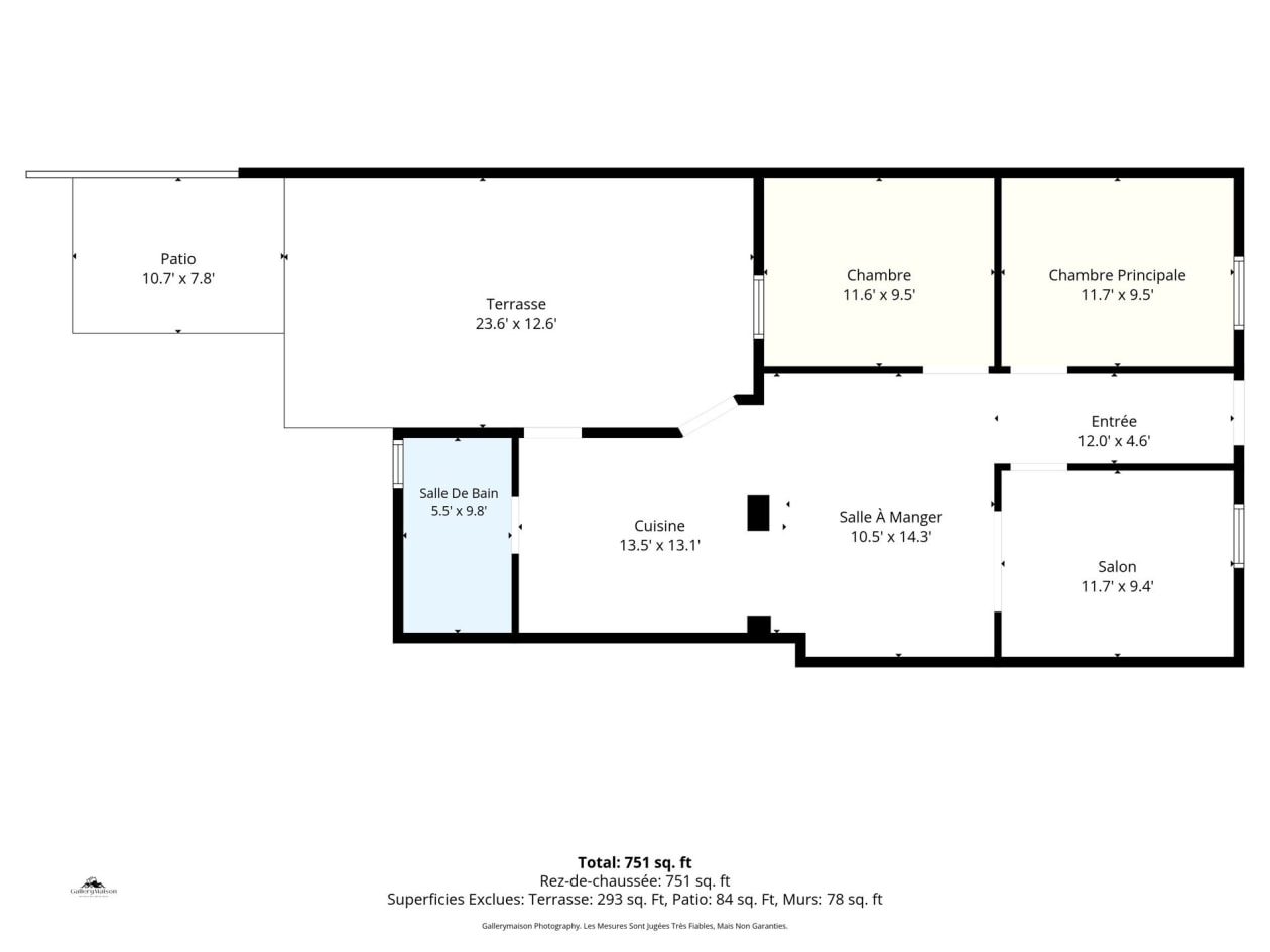 Plan — 296 - 298 Rue Galt, Montréal