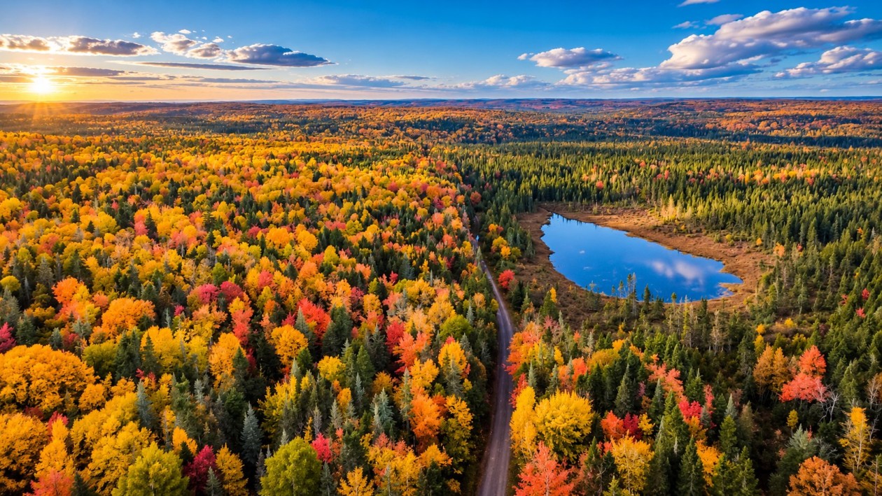 Vue d'ensemble — Route Lebrun, Port-Daniel/Gascons