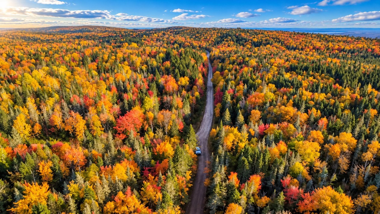 Vue d'ensemble — Route Lebrun, Port-Daniel/Gascons