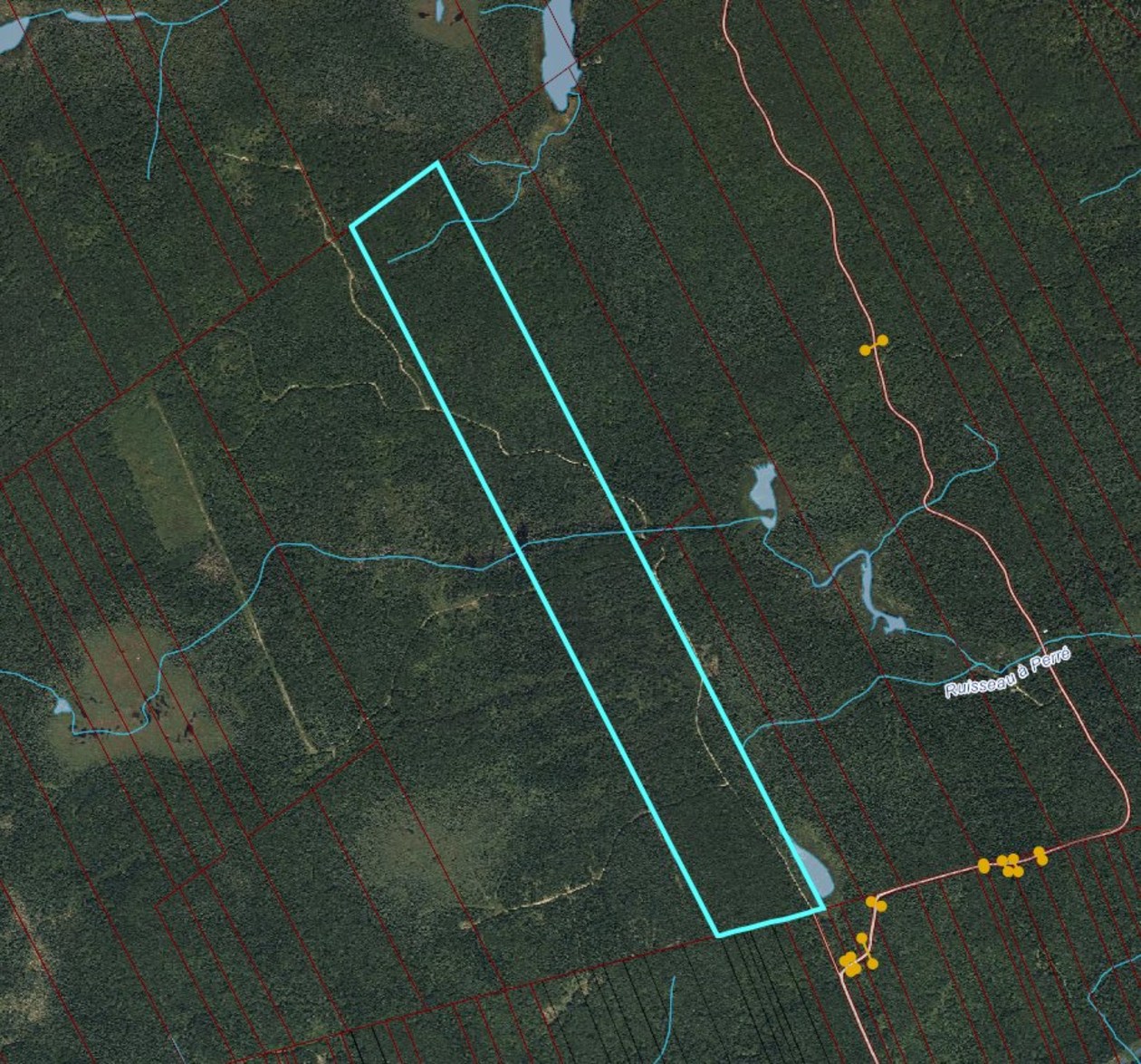 Plan — Route Lebrun, Port-Daniel/Gascons