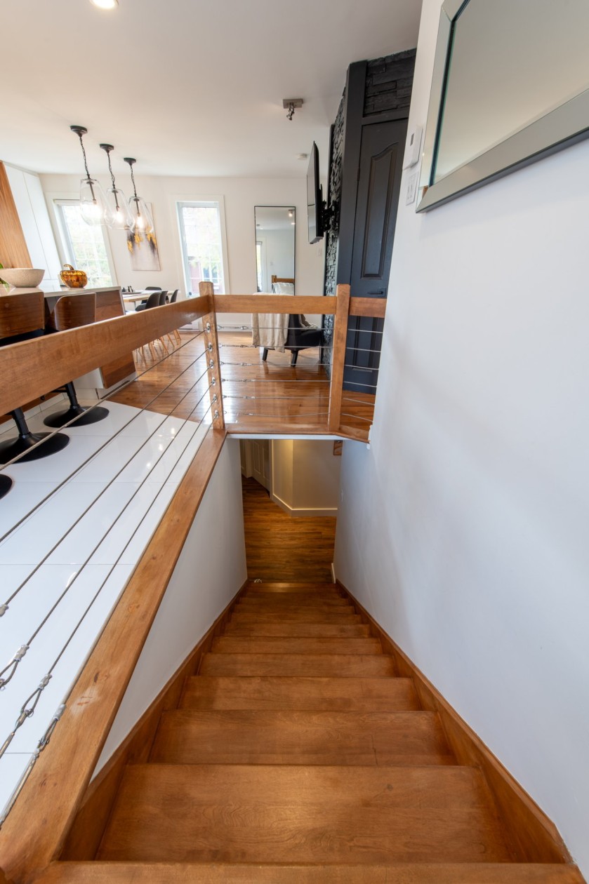Escalier — 12 Rue Wakeham, Gaspé