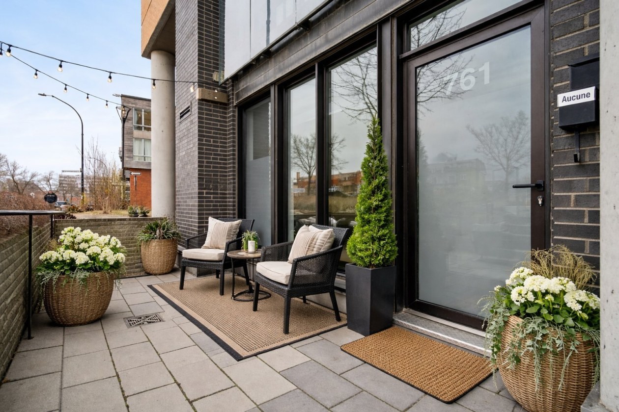 Entrée extérieure — 761 Rue des Carrières, Montréal