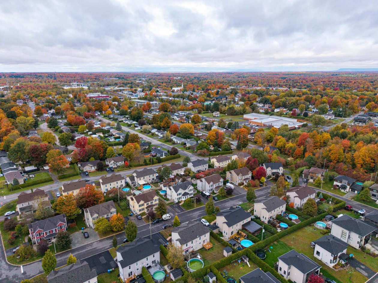 Photo aérienne — 111 Rue Jean-Paul-Lemieux, Cowansville