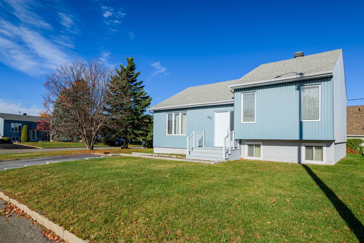 Façade — 436 Rue des Fauvettes, Rimouski
