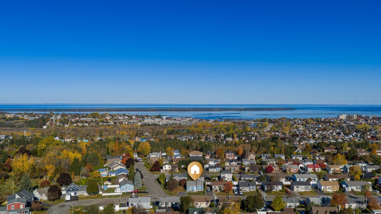 Photo aérienne — 436 Rue des Fauvettes, Rimouski