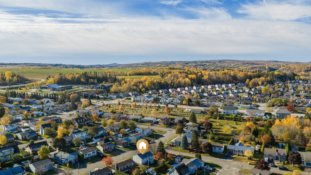 Photo aérienne — 436 Rue des Fauvettes, Rimouski