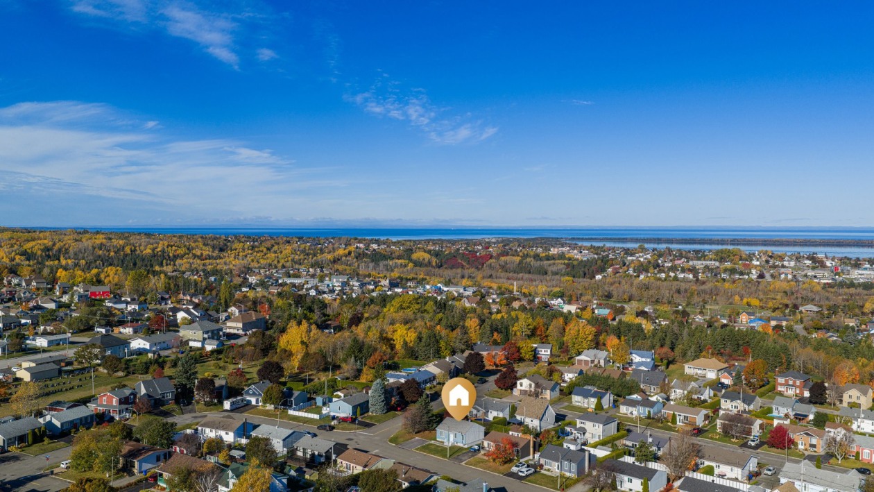 Photo aérienne — 436 Rue des Fauvettes, Rimouski