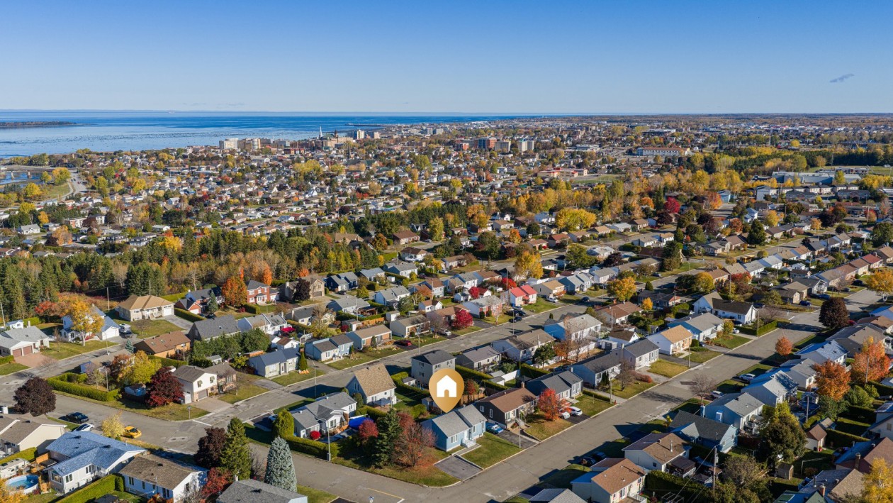 Photo aérienne — 436 Rue des Fauvettes, Rimouski