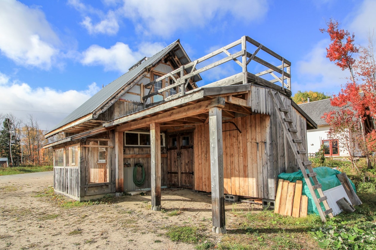 Face arrière — 388 Vieux-Chemin, Saint-Félix-d'Otis