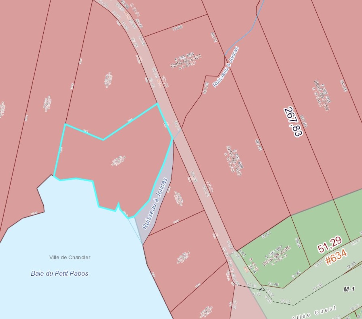 Plan — 107 Route de Petit-Pabos, Grande-Rivière