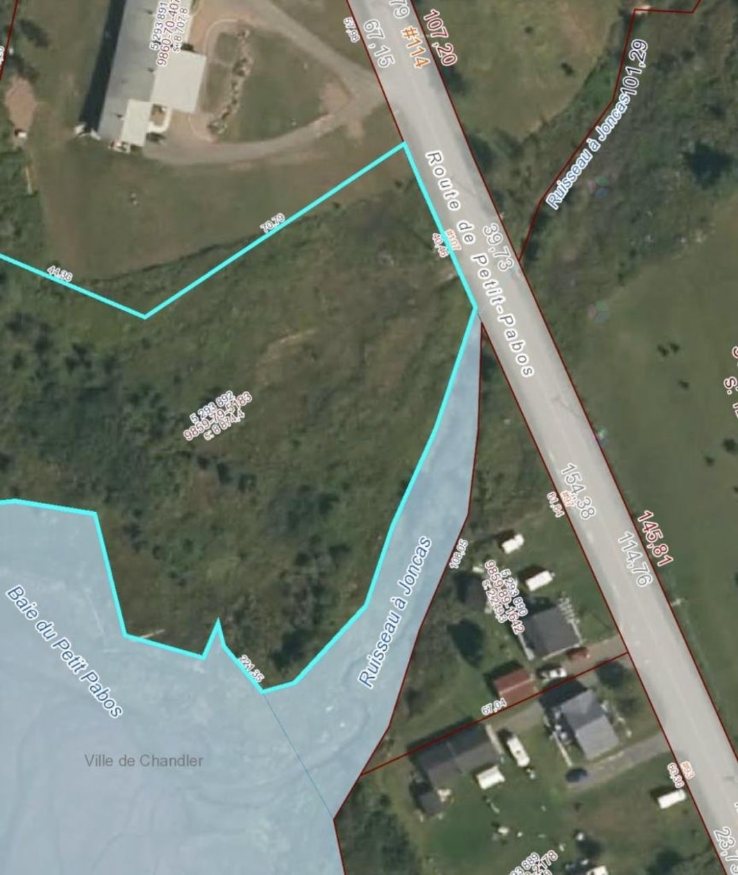 Plan — 107 Route de Petit-Pabos, Grande-Rivière