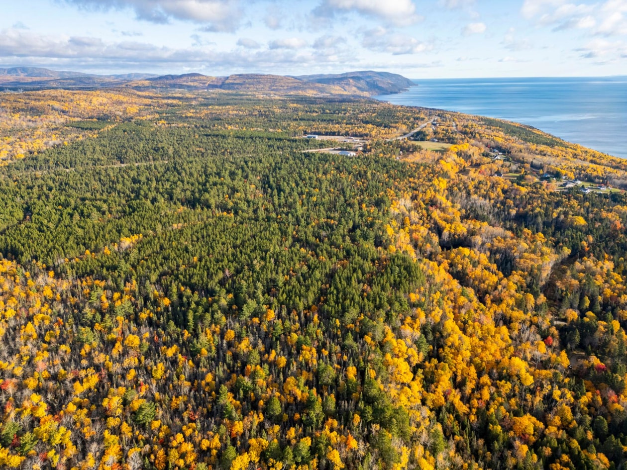 Photo aérienne — Ch. des Plateaux, Saint-Siméon