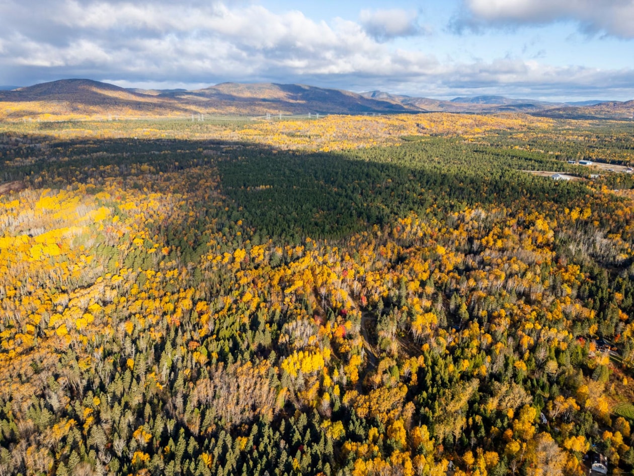 Photo aérienne — Ch. des Plateaux, Saint-Siméon