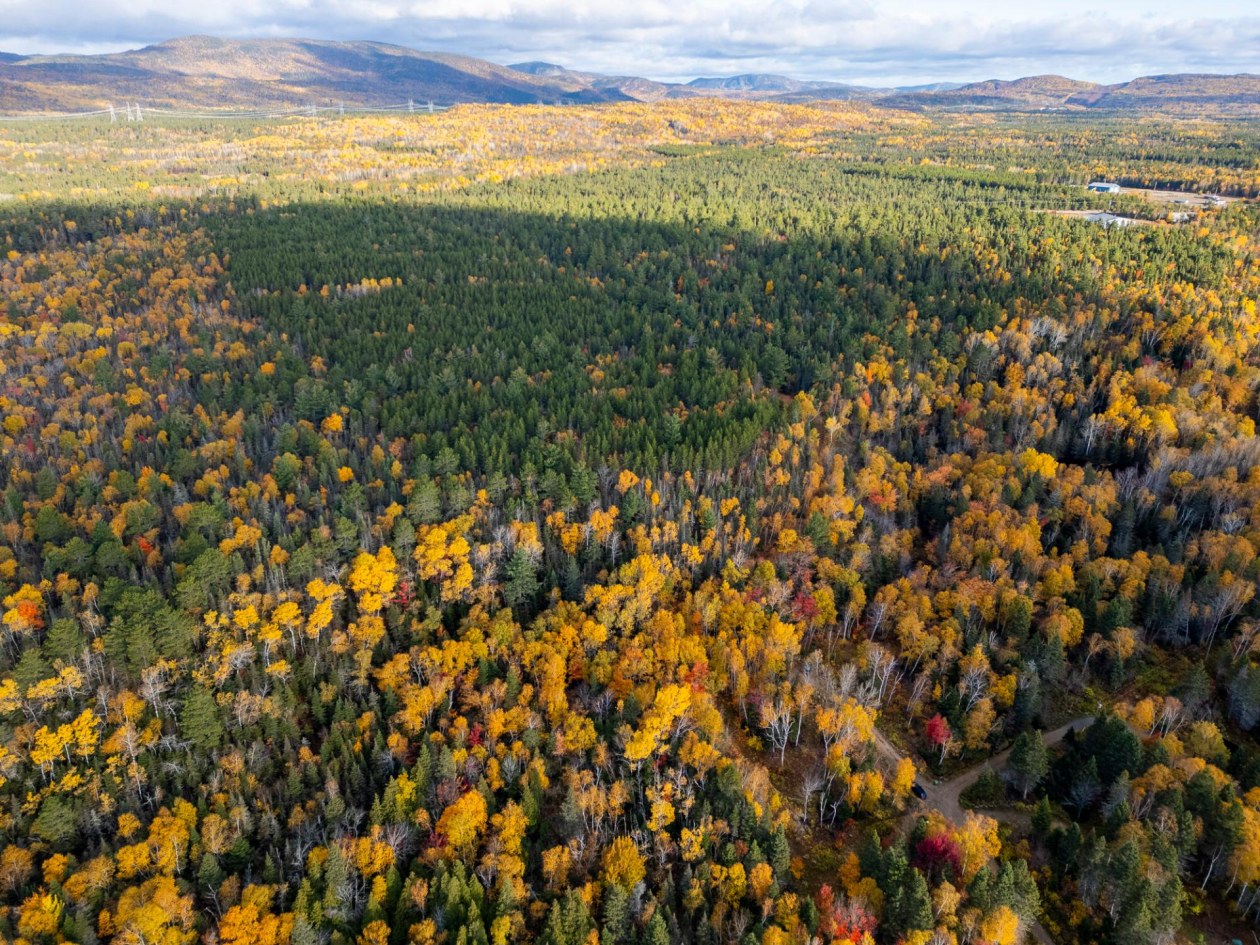 Photo aérienne — Ch. des Plateaux, Saint-Siméon