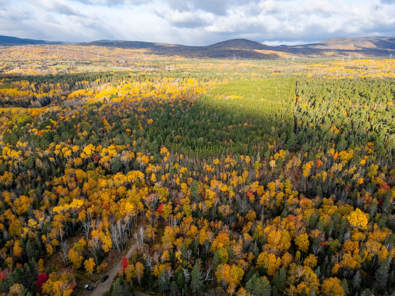 Photo aérienne — Ch. des Plateaux, Saint-Siméon