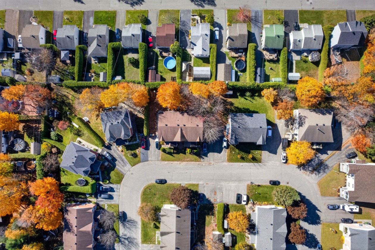 Drone shot — 4945 Rue Gabriel, Sherbrooke