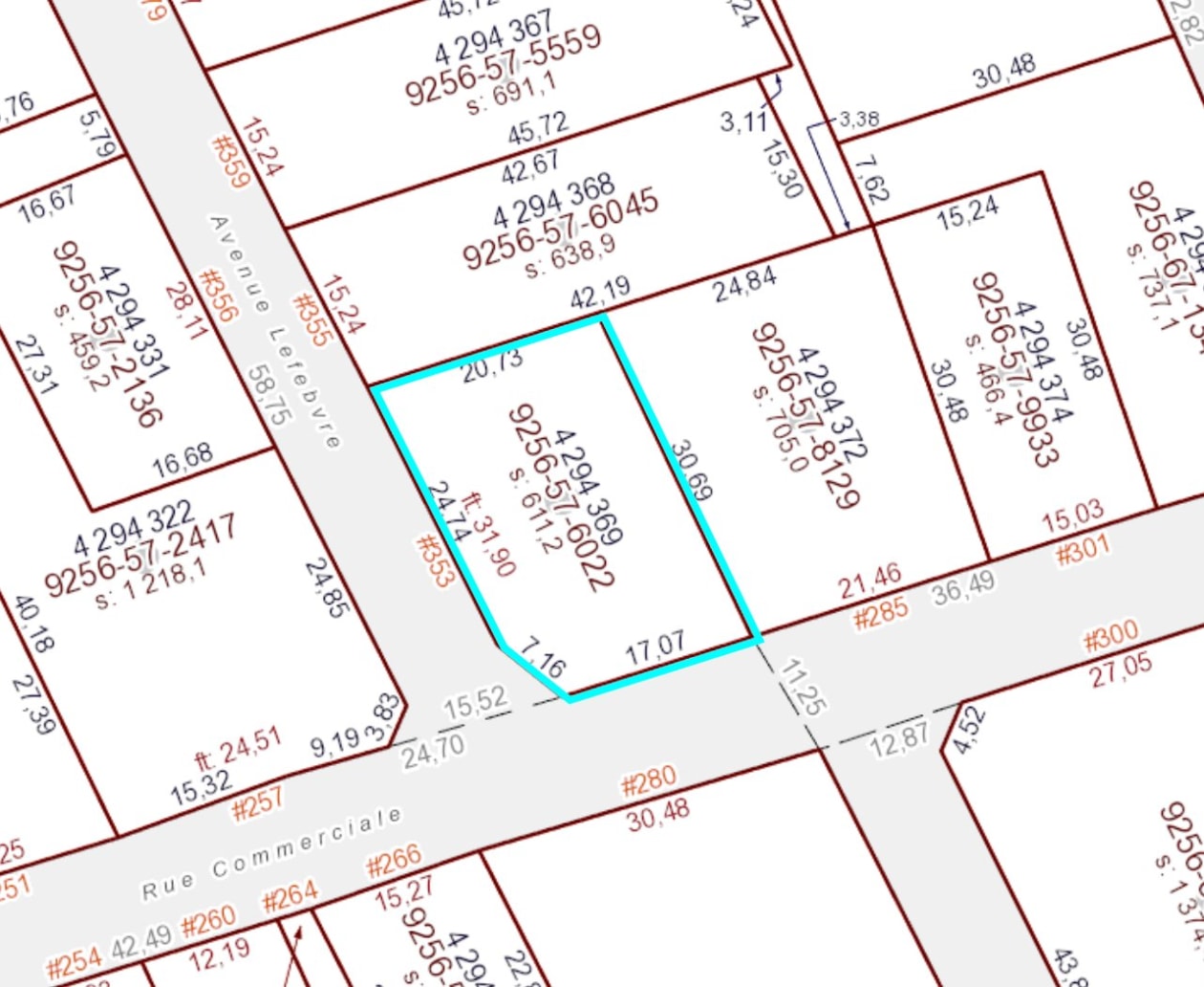 Plan — 353 Av. Lefebvre, Chandler