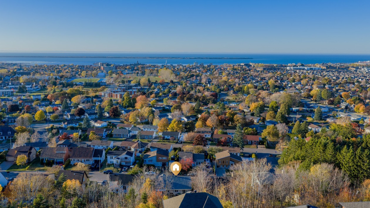 Photo aérienne — 65 Rue de la Charente, Rimouski