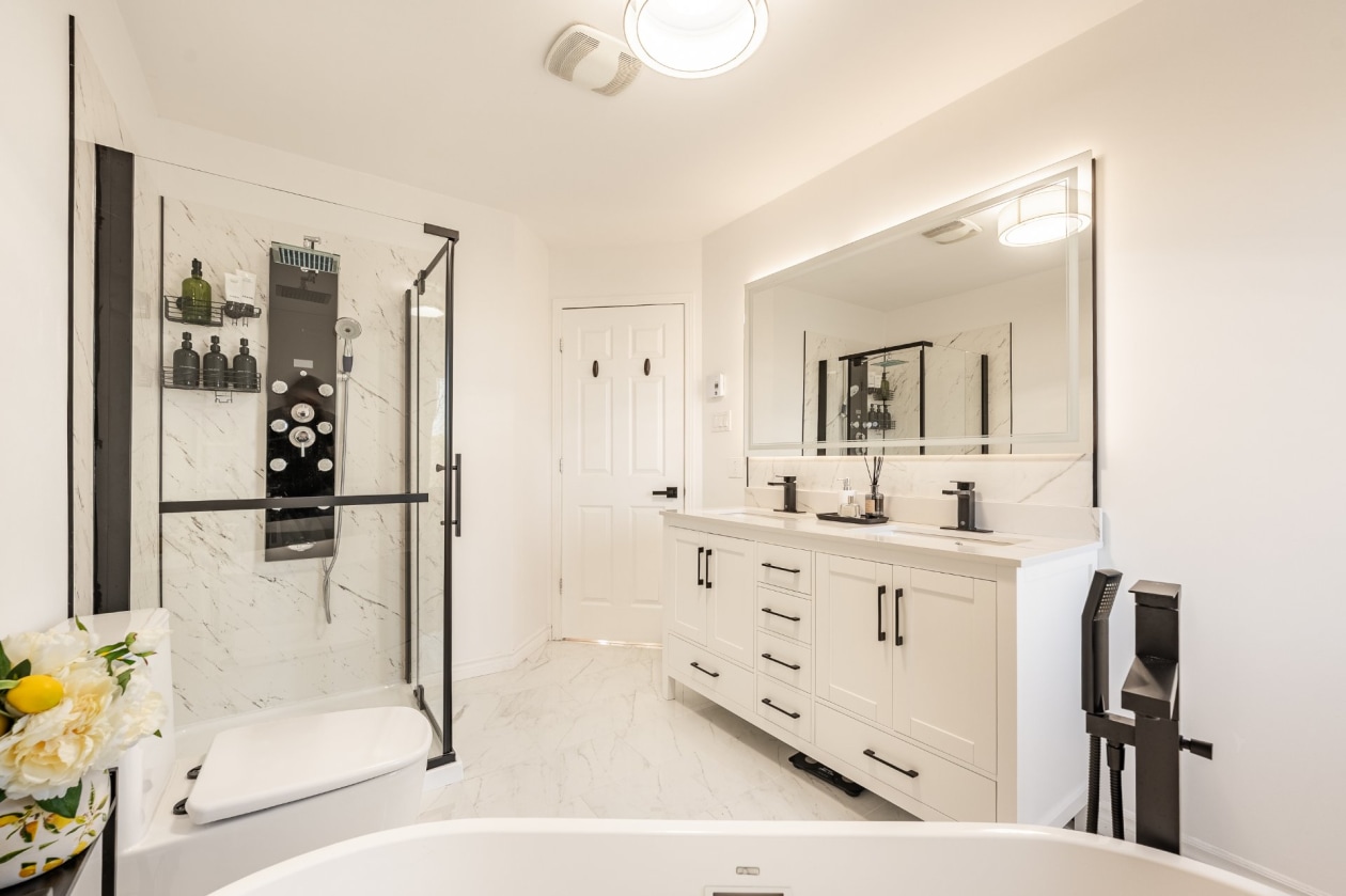Salle de bains — 530 Rue des Violettes, Salaberry-de-Valleyfield