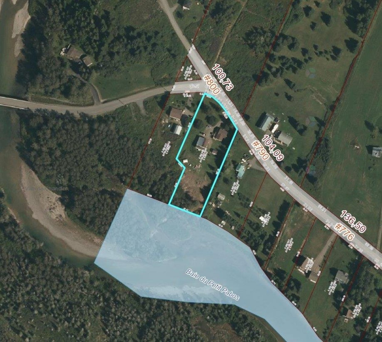 Plan — 799 Route de Petit-Pabos, Grande-Rivière