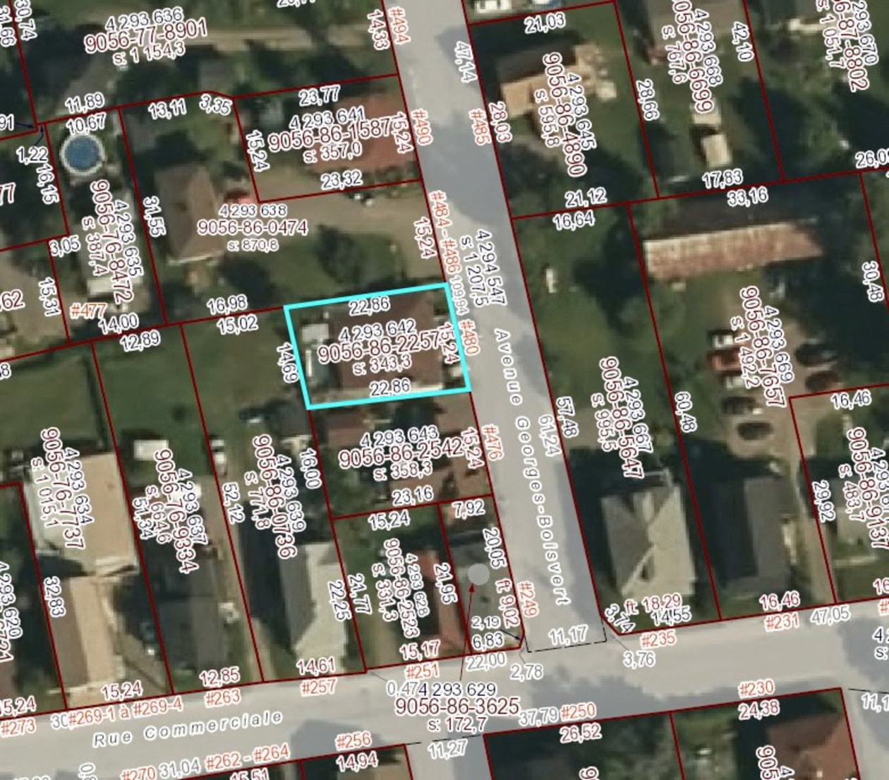 Plan — 480 Av. Georges-Boisvert, Chandler